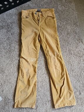 Ecote Mustard Corduroy Wide-Leg Jeans